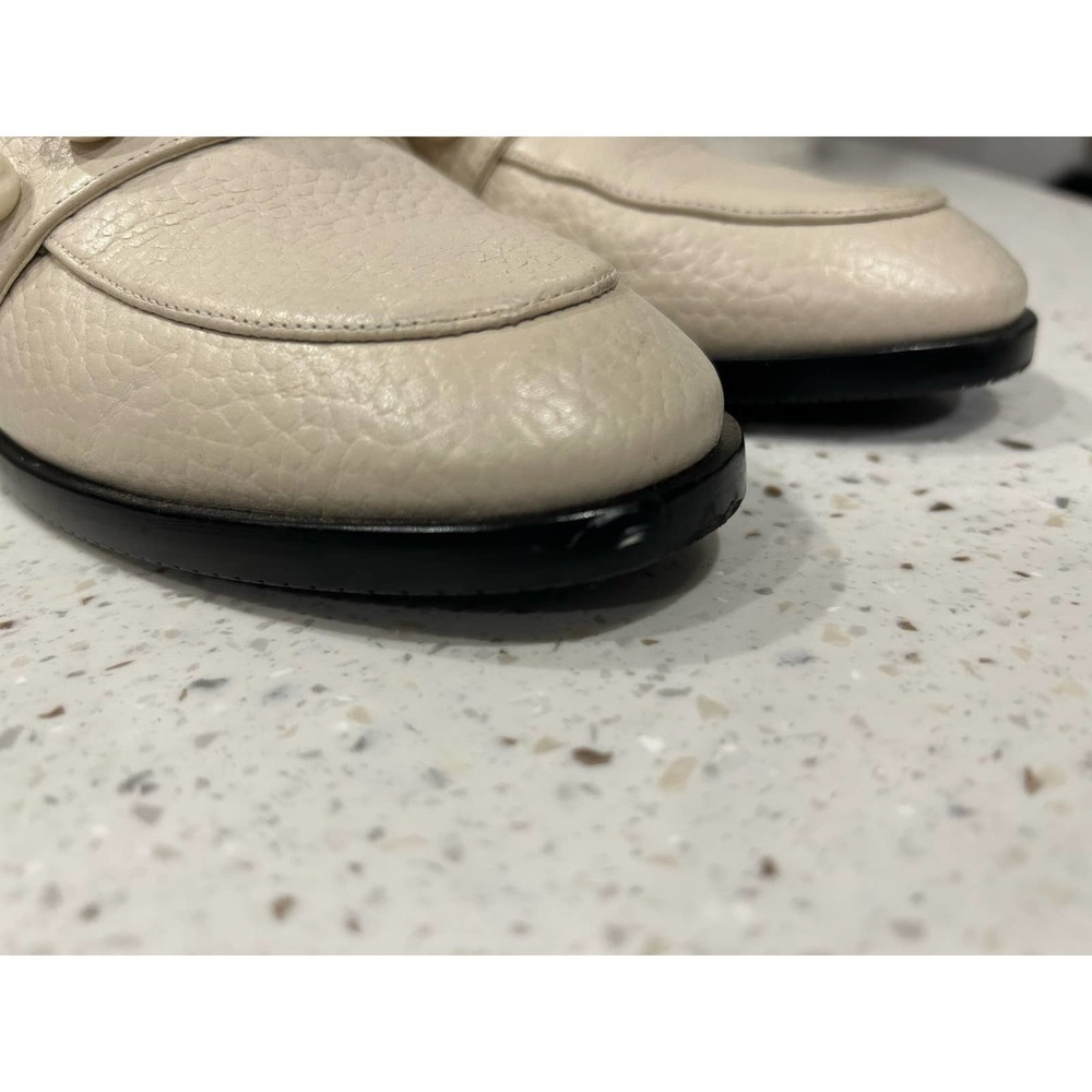 Stuart Weitzman Goldie Loafers with Pearl Embellishments - Picture 8 of 8